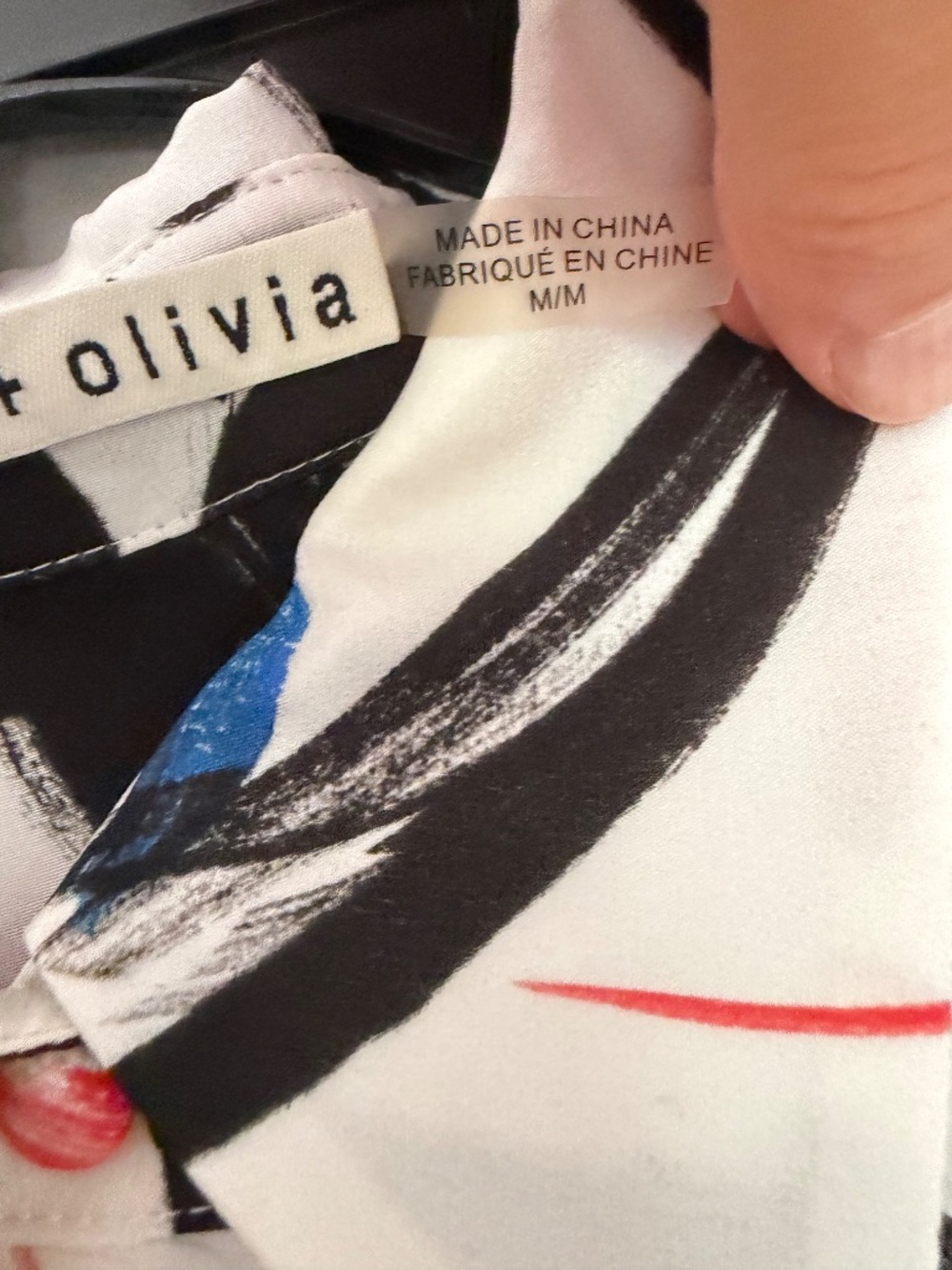 Alice + Olivia Blair Z Willa Silk Top size M - Picture 11 of 14